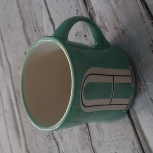 Anthropology Monogram Hand Painted Initial "A" Coffee Mug.